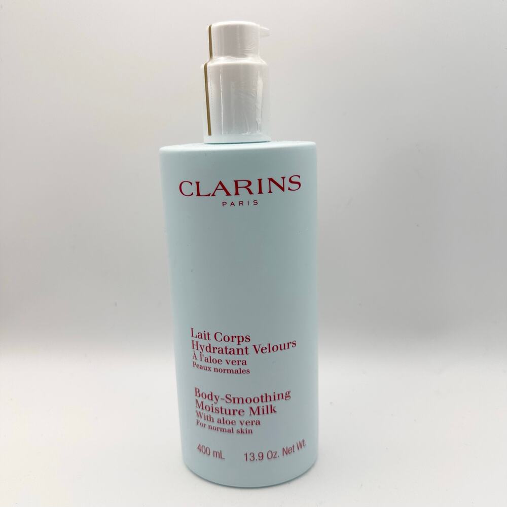 Clarins Paris New Sealed Body Smoothing Moisture Milk Aloe Vera 400 ml Normal